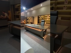 Nowoczesne meble biurowe w kształcie litery L dla dyrektora generalnego dyrektora generalnego Boss ODM