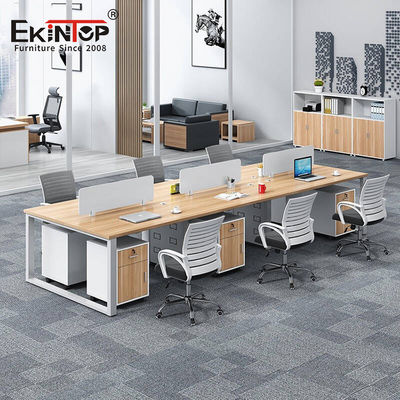 Dostosowywany metalowy biuro stacja robocza 6 -osobowa stacja robocza szafki do biura