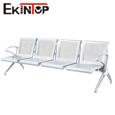 Commercial Airport Waiting Chair 4-osobowy materiał ze stali nierdzewnej