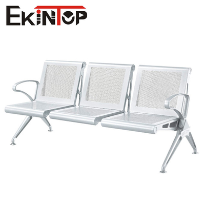 Commercial Airport Waiting Chair 4-osobowy materiał ze stali nierdzewnej