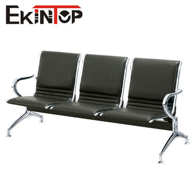 Nowoczesne trwałe krzesło stalowe do poczekalni Szpital 3 osobowy ODM