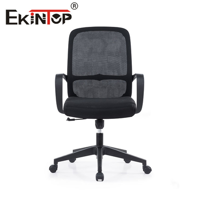 Trwałe ergonomiczne krzesło biurowe Wygodne ze stałym podłokietnikiem
