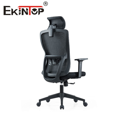 Ergonomiczne krzesło biurowe z wysokim oparciem z regulowanymi podłokietnikami 3D