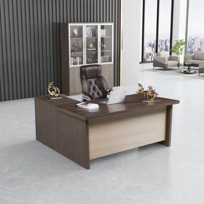 Drewniane meble na biurko komputerowe Stół biurowy 1600 × 800 × 760 mm Certyfikat SGS