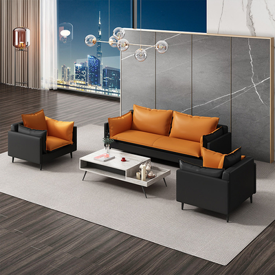 PU Leather Executive Office Sofa do salonu Poczekalnia Uniwersalna