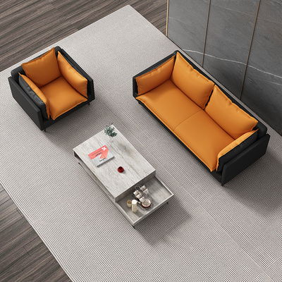 PU Leather Executive Office Sofa do salonu Poczekalnia Uniwersalna