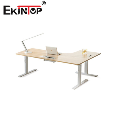 Ergonomiczna stojąca stacja robocza w kształcie litery L Elektrycznie regulowana ODM