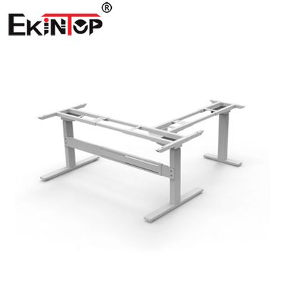 Ergonomiczna stojąca stacja robocza w kształcie litery L Elektrycznie regulowana ODM