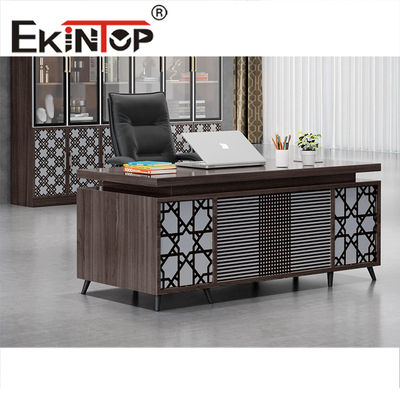 Set Executive CEO Manager Office Desk Nowoczesne biurko w kształcie litery L
