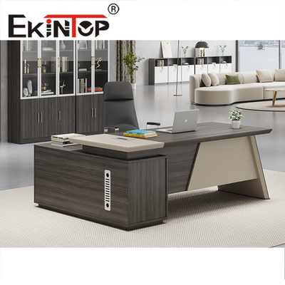 Nowoczesny styl L-Shape Biały Nowoczesny styl Biurko CEO Manager Executive Desk