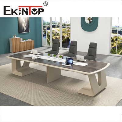 Nowoczesny Biurkowy Stół Konferencyjny MDF Woden MT-54-1 Meeting 2.4m