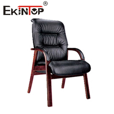 BOSS Brown Office Chair Linkage Podłokietnik Wygodne krzesło ze skóry PU
