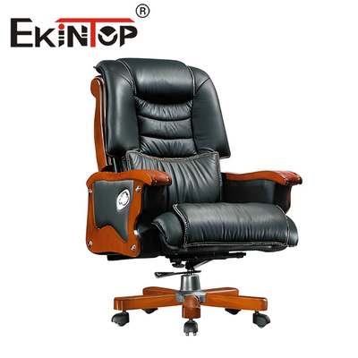 PU Leather Boss Executive Chair Biurowe wyściełane skórzane krzesło Możliwość dostosowania