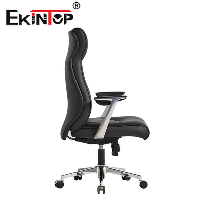 Luksusowe skórzane krzesło biurowe PU Obrotowe ergonomiczne krzesło wykonawcze Producent OEM