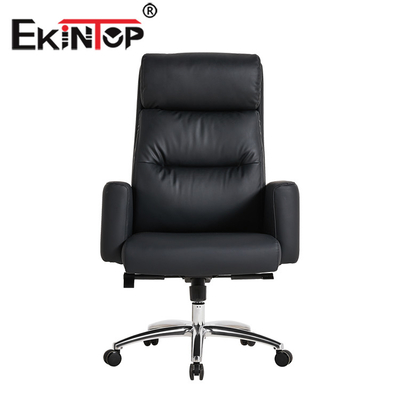 Wygodne obrotowe skórzane krzesło biurowe Boss Executive Office PU Chair Chiny Producent