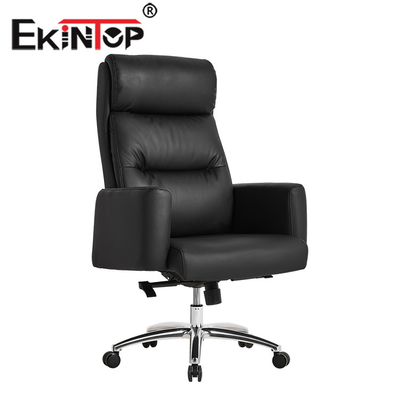 Wygodne obrotowe skórzane krzesło biurowe Boss Executive Office PU Chair Chiny Producent