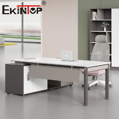 Ergonomiczne biurko Drewniany stolik komputerowy do mebli domowych Żelazko
