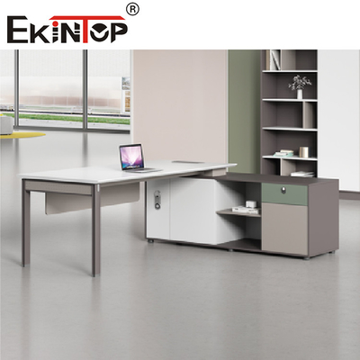 Ergonomiczne biurko Drewniany stolik komputerowy do mebli domowych Żelazko