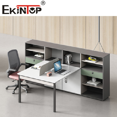 Demontowalne kabiny Office Workstation Partycja Stół komputerowy do pisania dla 2-8 osób