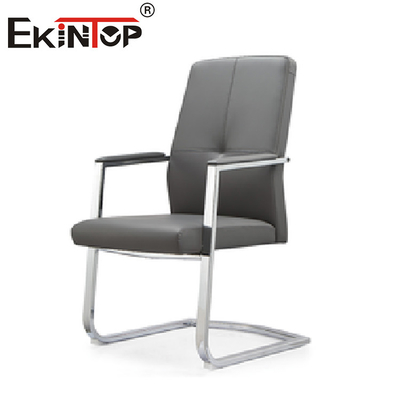 Ergonomiczne krzesło wykonawcze z żółtej skóry Krzesło do salonu