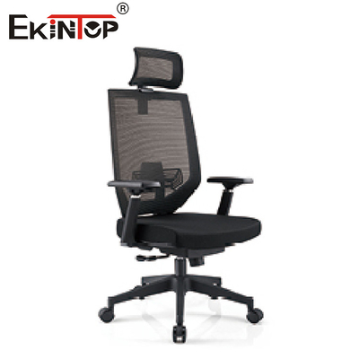 Szare obrotowe ergonomiczne siatkowe krzesło biurowe z regulacją wysokości