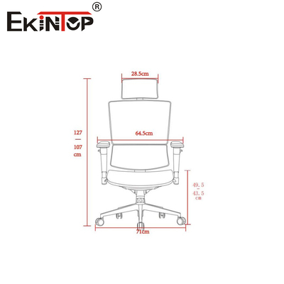 Bezproblemowe dostosowanie Ergonomiczne krzesło biurowe z siateczki do elastycznych środowisk pracy