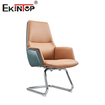OEM 350mm Aluminium Baza Skóra Krzesło Moderne