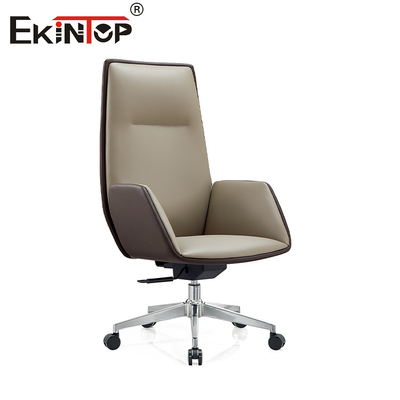 Wysokie plecy Pu Swivel Executive Skóra Krzesło biurowe Do salonu