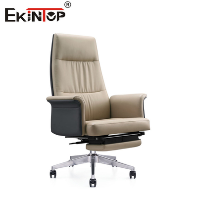 Ergonomiczny wielofunkcyjny skórzany krzesło biurowe wysokiej gęstości