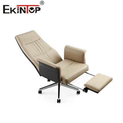 Ergonomiczny wielofunkcyjny skórzany krzesło biurowe wysokiej gęstości