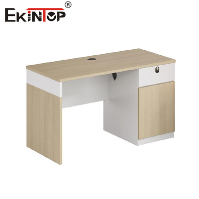 Walnut Biurowy biurko pracownik Stolik z szufladami Nowoczesny styl