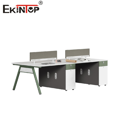Modularny 4-6 miejsc biurkowy biurkowy personel Stacja robocza z przegrody w nowoczesnym stylu