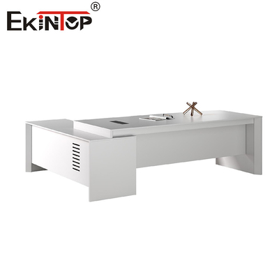 Stylowy nowoczesny design Biały biurko biuro biurowy