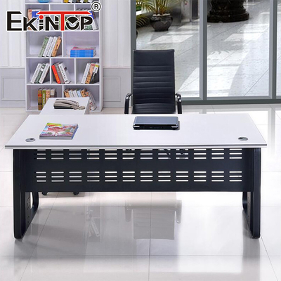 Styl minimalistyczny Biały biurkowy biurkowy meble projektant biurkowe ergonomiczne