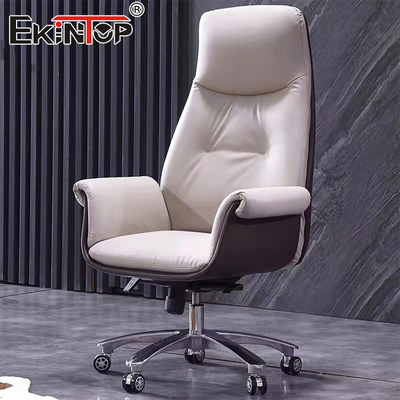Wysokie plecy PU Executive Ergonomic Skórzane krzesło do spania