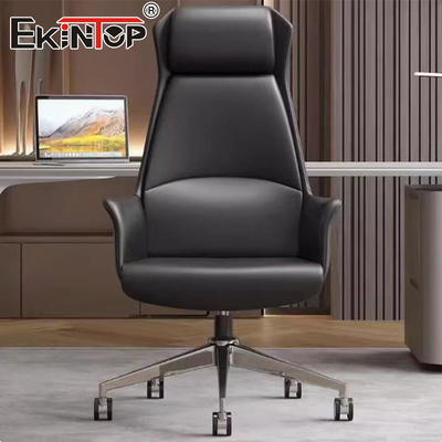Stół biurowy wykonany na zamówienie z skóry Meble Ergonomiczne Krzesło do pisania