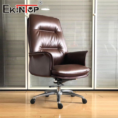 Krzesło biurowe wykonawczej Funkcja ergonomicznego wsparcia Krzesła biurowe wysokiej jakości skóry