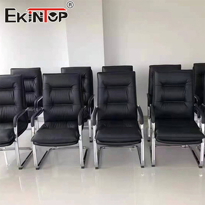 Ergonomiczna metalowa rama wykonawcza z wysokim oparciem Krzesło biurowe ze skóry PU Wysokiej jakości krzesła biurowe