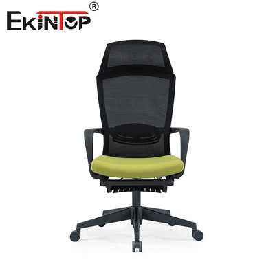 Wysoki plecy Ergonomiczne regulowane podłokietnik Rolling Guest Mesh Solidne krzesło biurowe