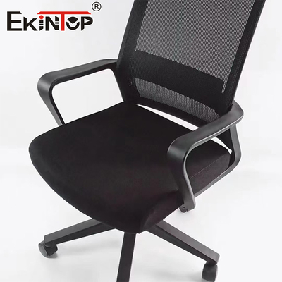 Wygodne krzesła Obrotowy materiał Ergonomiczne krzesło wykonawcze z siatki Solidne krzesło biurowe