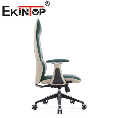 Nowoczesne, luksusowe skórzane krzesło biurowe Boss Obrotowe ergonomiczne krzesło Solidne krzesło biurowe