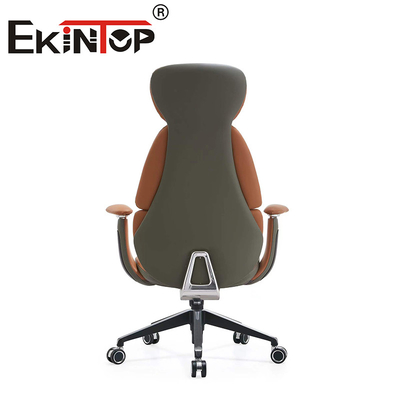 Kierowca mebli biurowych PU kierownik krzesło obracające się ergonomiczne krzesło biurowe Krzesła klubów skórzanych