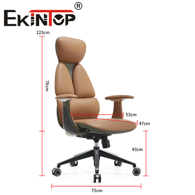 Kierowca mebli biurowych PU kierownik krzesło obracające się ergonomiczne krzesło biurowe Krzesła klubów skórzanych