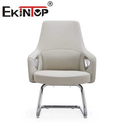 Nowoczesny design Pu Leather White Office Executive Chair Skórzane krzesła klubowe