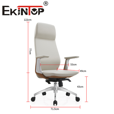 Niestandardowa nowoczesna skóra krzesło biurowe ergonomiczne krzesło wykonujące skórzane krzesła klub