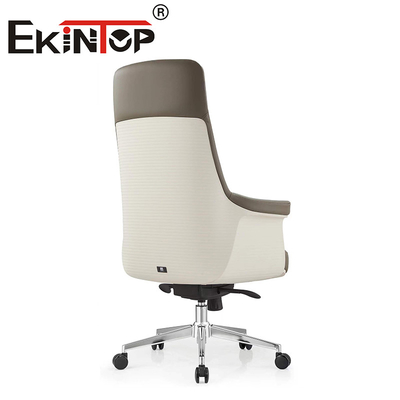 Nowoczesne krzesła biurowe bossowe ergonomiczne krzesło skórzane wegańskie