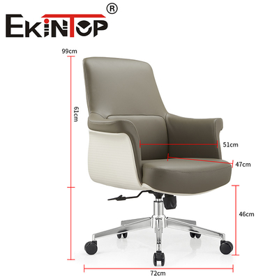 Krzesło skórzane Meble biurowe regulowane Ergonomiczny design