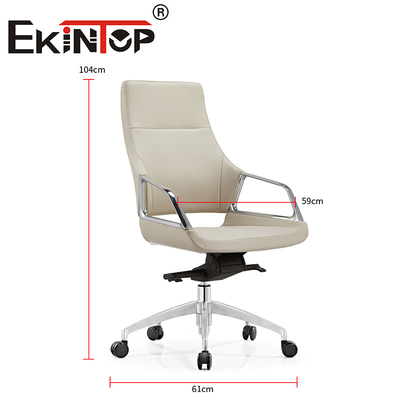 Ekspozycyjny nowoczesny skórzany biurkowy krzesło biurowe ergonomiczne wegańskie skórzane krzesło