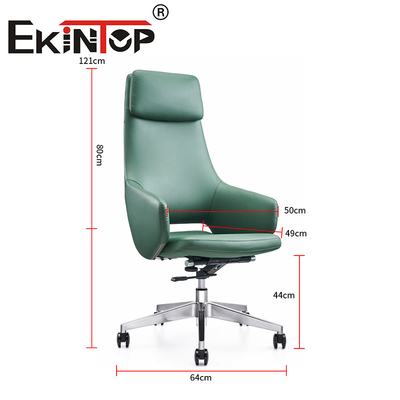 Zmiennik kierownika luksusowy krzesło biurowe swivel boss ergonomiczne wegańskie skórzane krzesło