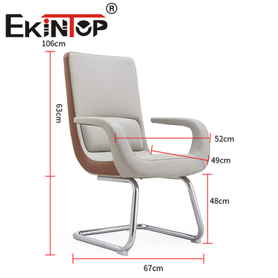 Chiny Dostawca Ergonomia Czarna skóra Krzesło biurowe Krzesło biurowe skóra krowie